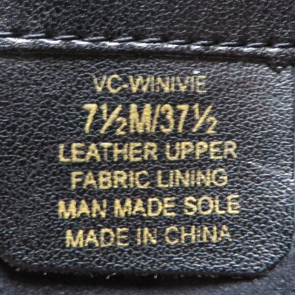 Vince camuto winivie womens boots size 7.5 bleack leather zipper Motorcycle - Picture 8 of 10